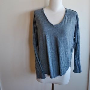 Madewell V-Neck Long Sleeve Tee